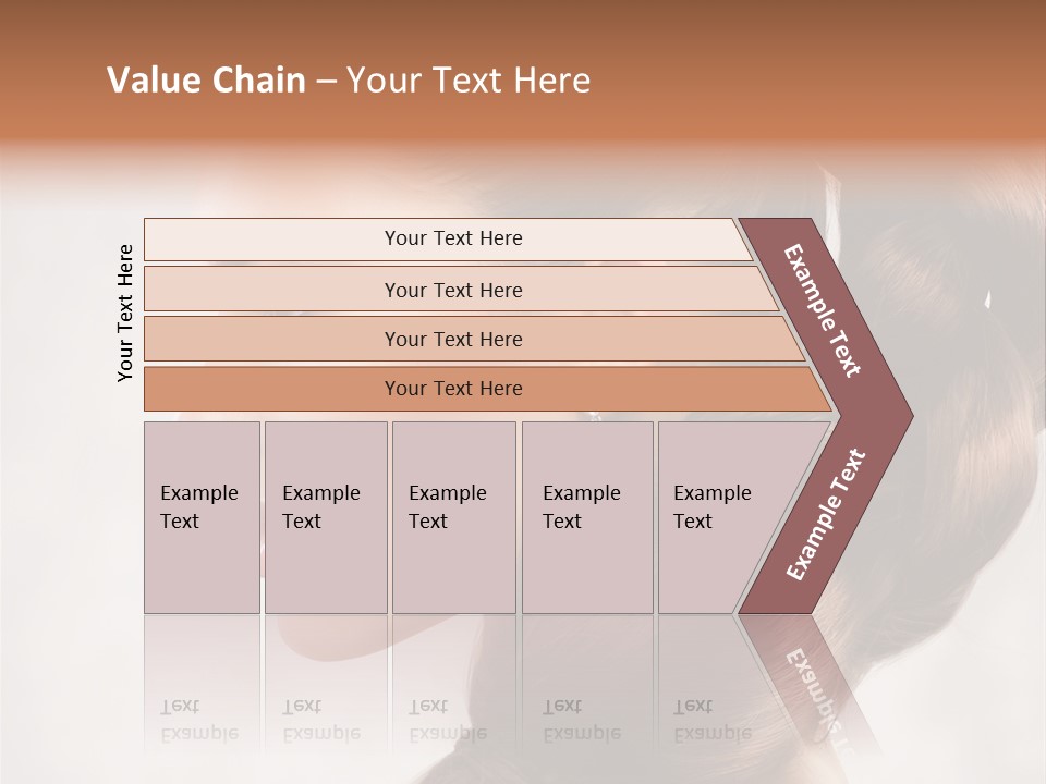 Brunette Eyelashes Beautiful PowerPoint Template