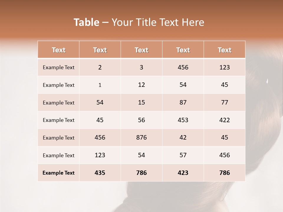 Brunette Eyelashes Beautiful PowerPoint Template