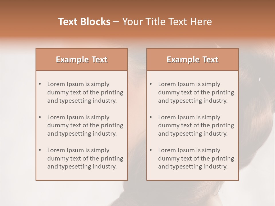 Brunette Eyelashes Beautiful PowerPoint Template