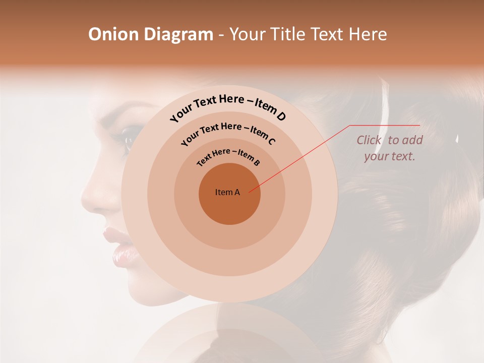 Brunette Eyelashes Beautiful PowerPoint Template