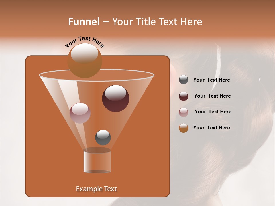 Brunette Eyelashes Beautiful PowerPoint Template