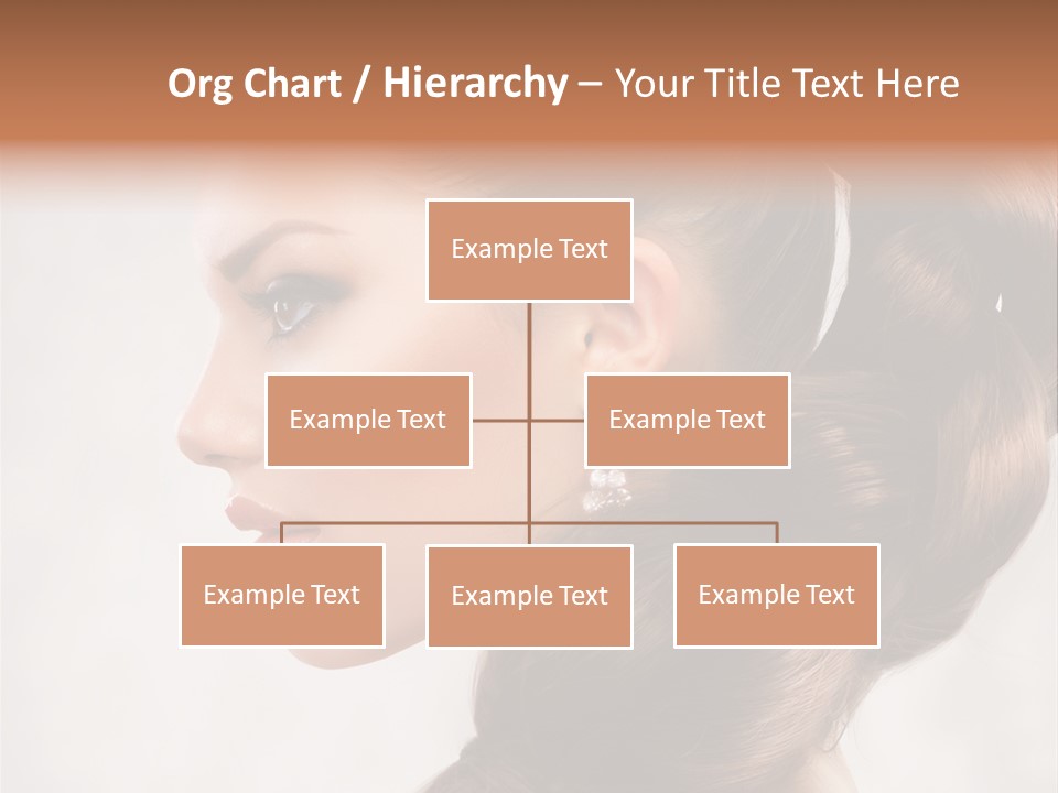 Brunette Eyelashes Beautiful PowerPoint Template