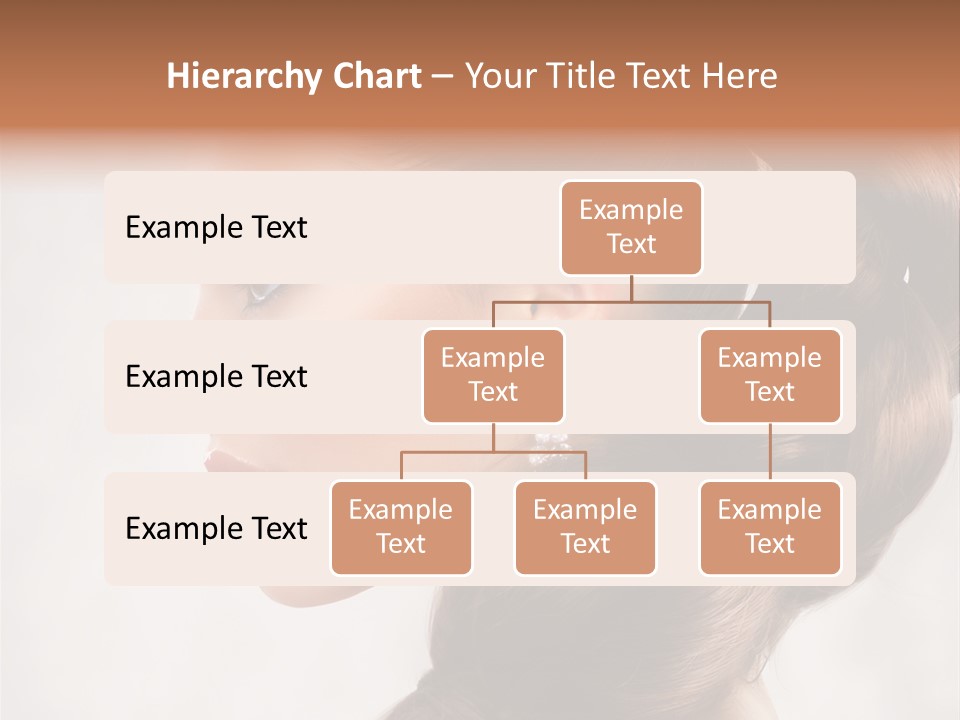 Brunette Eyelashes Beautiful PowerPoint Template