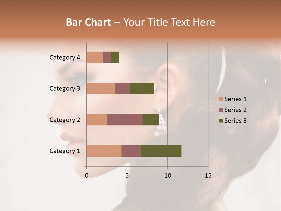 Brunette Eyelashes Beautiful PowerPoint Template