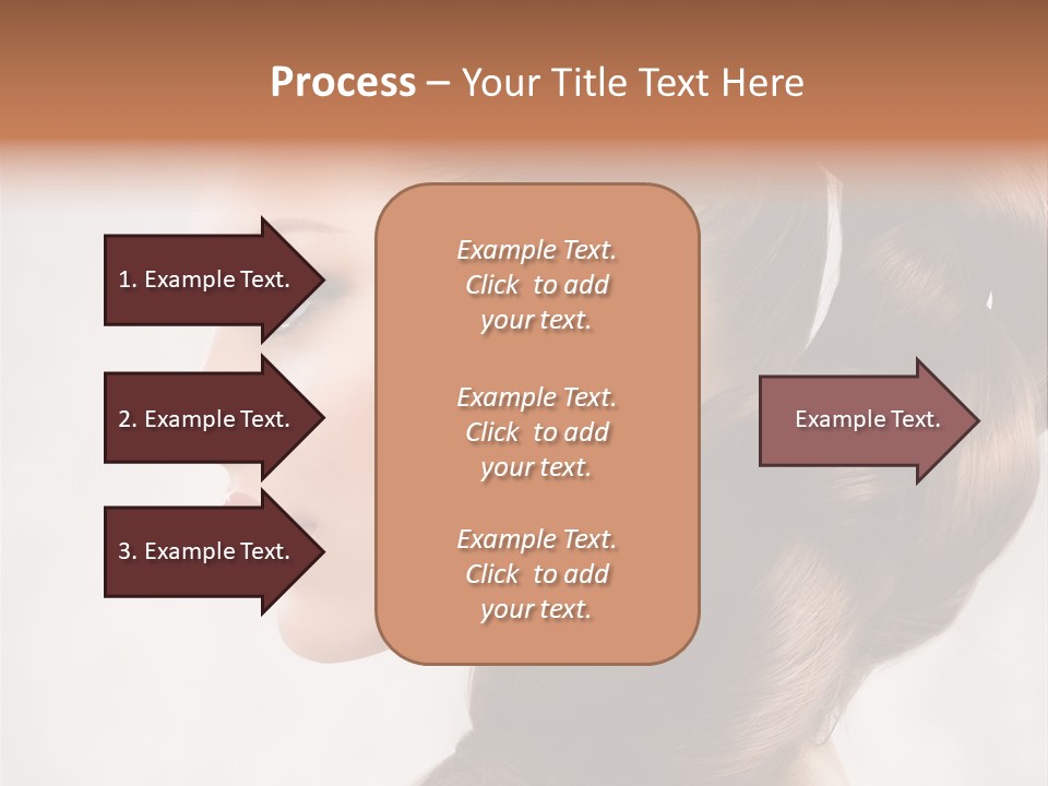 Brunette Eyelashes Beautiful PowerPoint Template