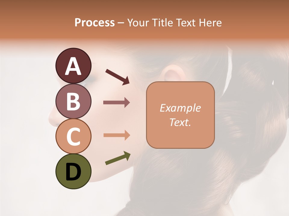 Brunette Eyelashes Beautiful PowerPoint Template