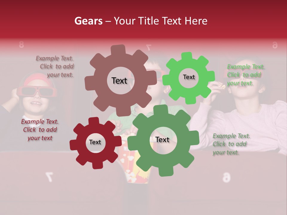 Interior Shot Snack Foods Horizontal Format PowerPoint Template