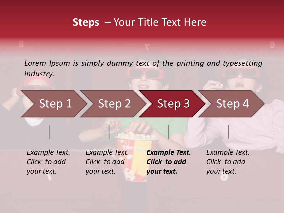 Interior Shot Snack Foods Horizontal Format PowerPoint Template