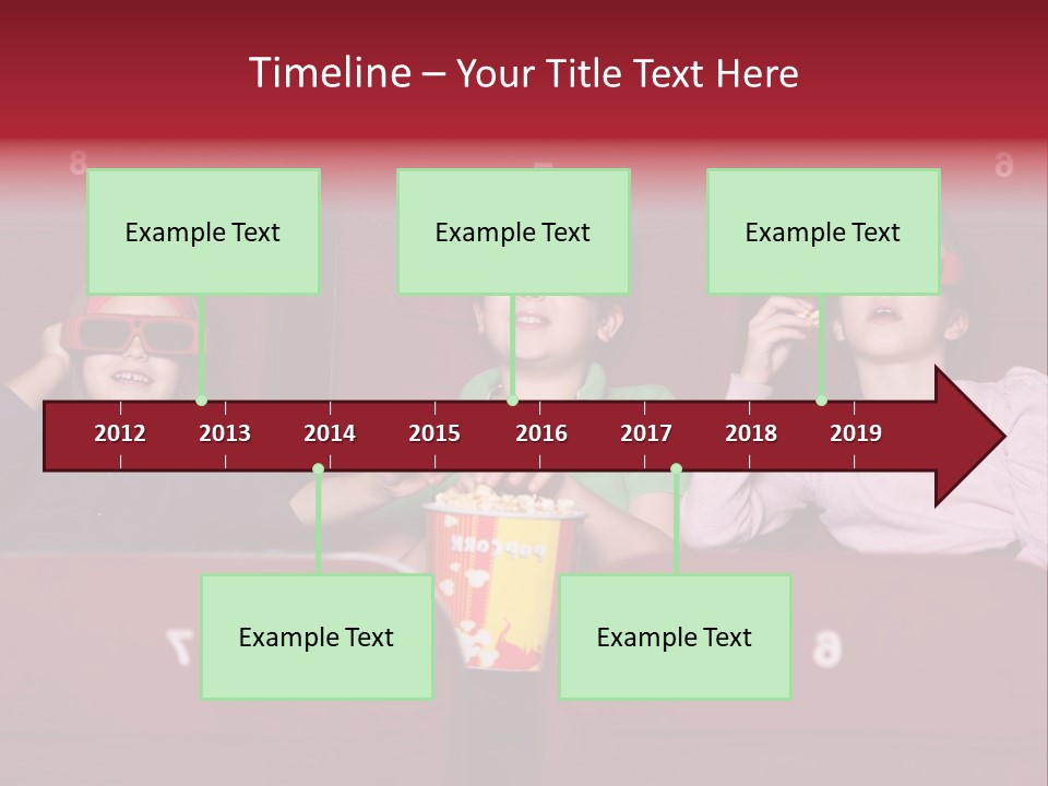 Interior Shot Snack Foods Horizontal Format PowerPoint Template