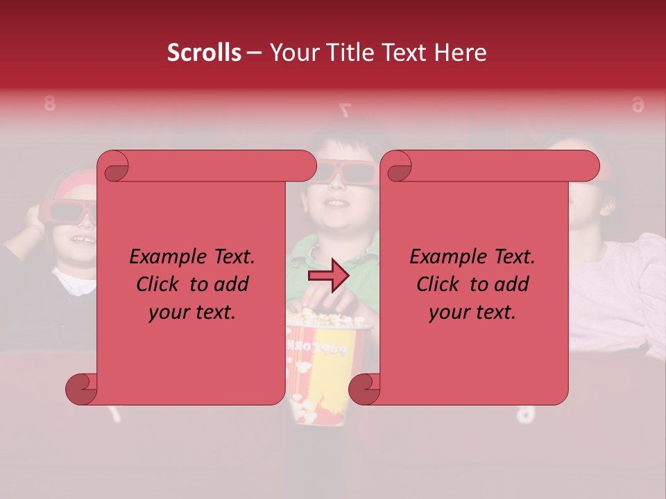 Interior Shot Snack Foods Horizontal Format PowerPoint Template