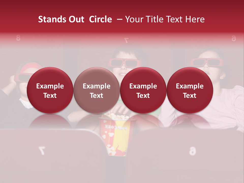 Interior Shot Snack Foods Horizontal Format PowerPoint Template