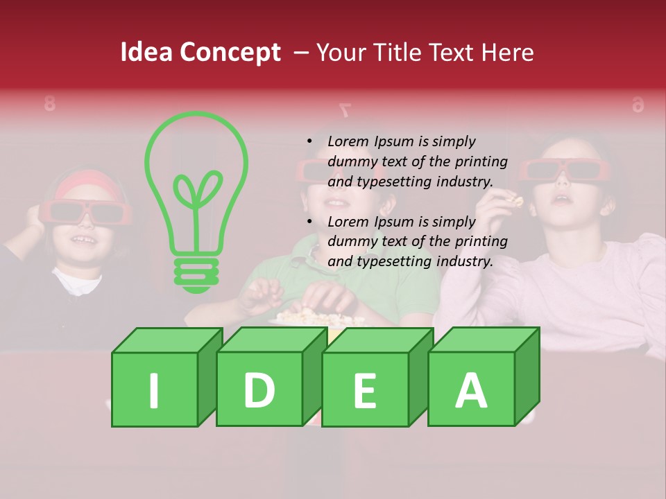 Interior Shot Snack Foods Horizontal Format PowerPoint Template