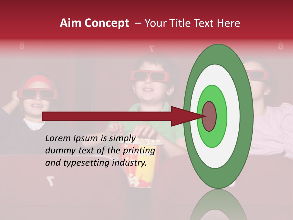 Interior Shot Snack Foods Horizontal Format PowerPoint Template