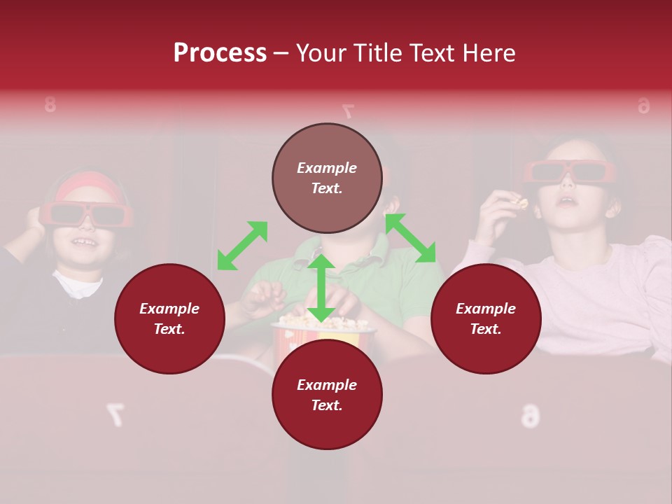 Interior Shot Snack Foods Horizontal Format PowerPoint Template