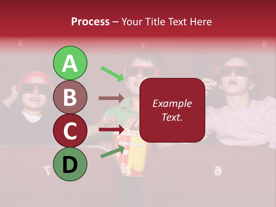 Interior Shot Snack Foods Horizontal Format PowerPoint Template