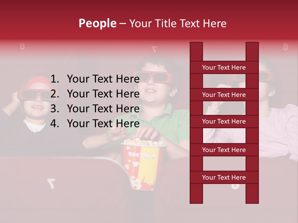 Interior Shot Snack Foods Horizontal Format PowerPoint Template