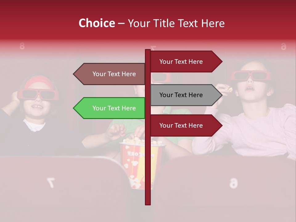 Interior Shot Snack Foods Horizontal Format PowerPoint Template