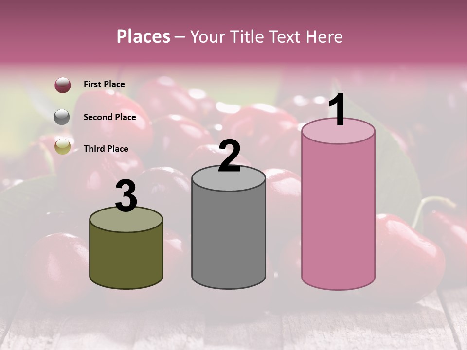 Object Dessert Leaf PowerPoint Template