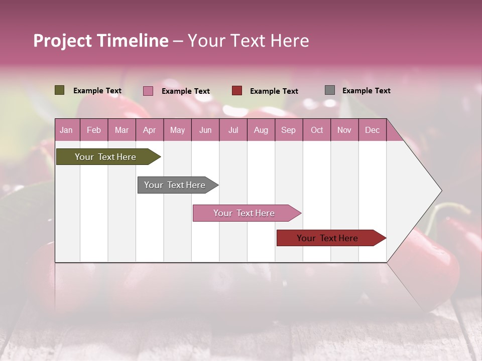 Object Dessert Leaf PowerPoint Template