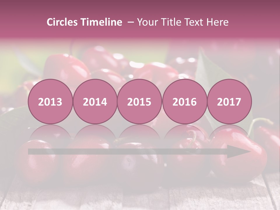 Object Dessert Leaf PowerPoint Template