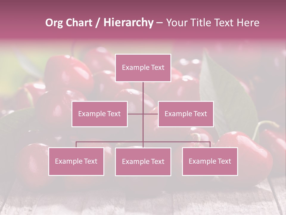 Object Dessert Leaf PowerPoint Template