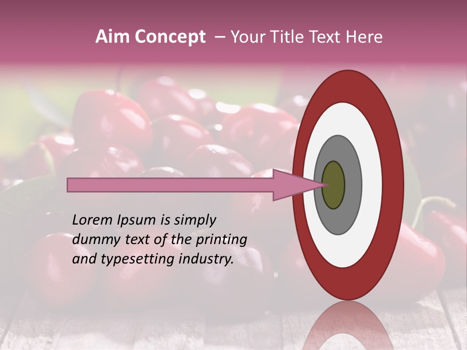 Object Dessert Leaf PowerPoint Template