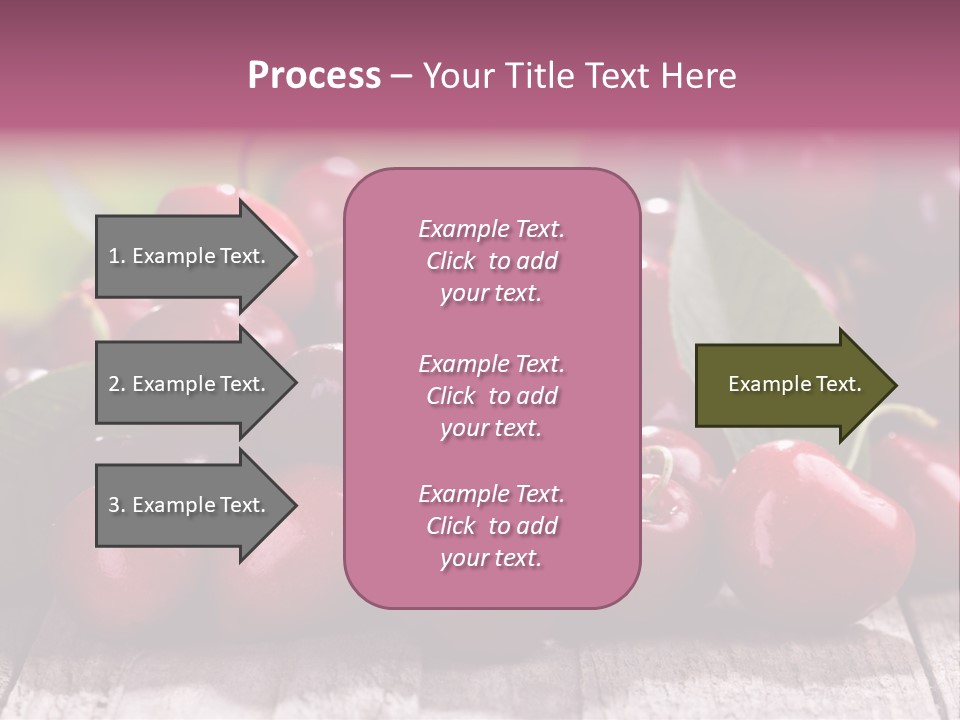 Object Dessert Leaf PowerPoint Template