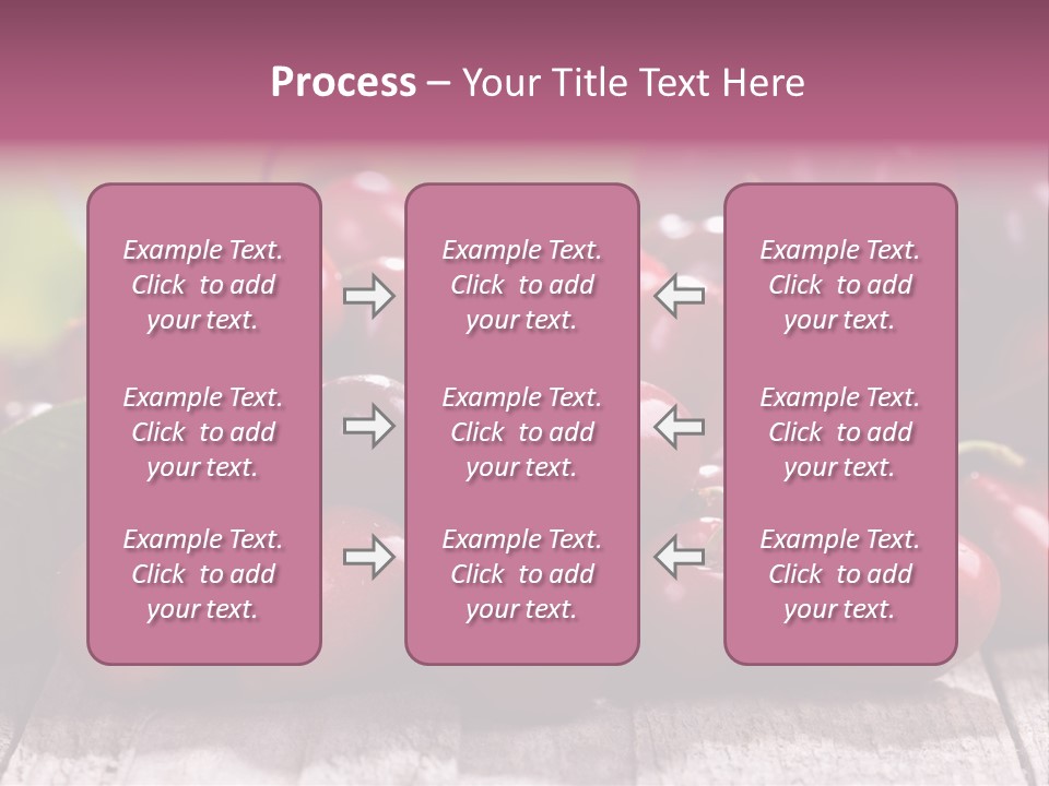 Object Dessert Leaf PowerPoint Template