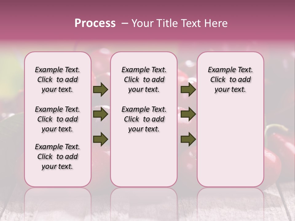 Object Dessert Leaf PowerPoint Template
