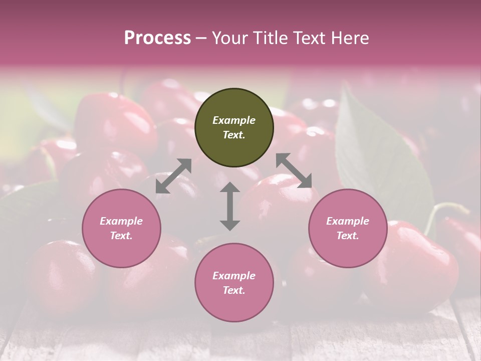 Object Dessert Leaf PowerPoint Template