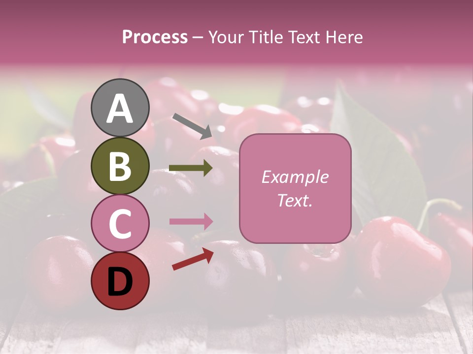 Object Dessert Leaf PowerPoint Template