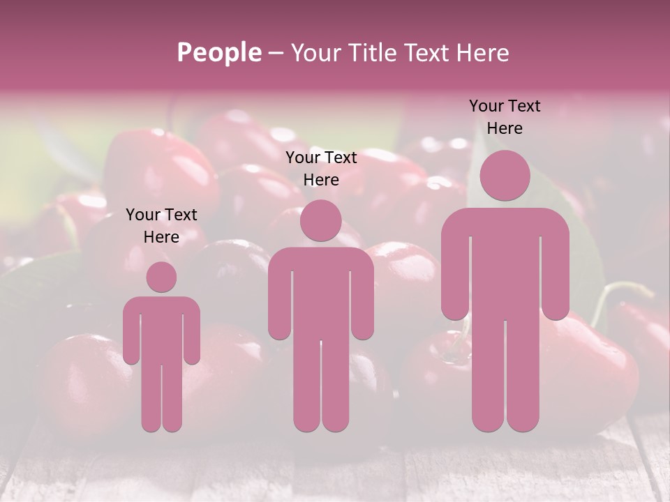 Object Dessert Leaf PowerPoint Template