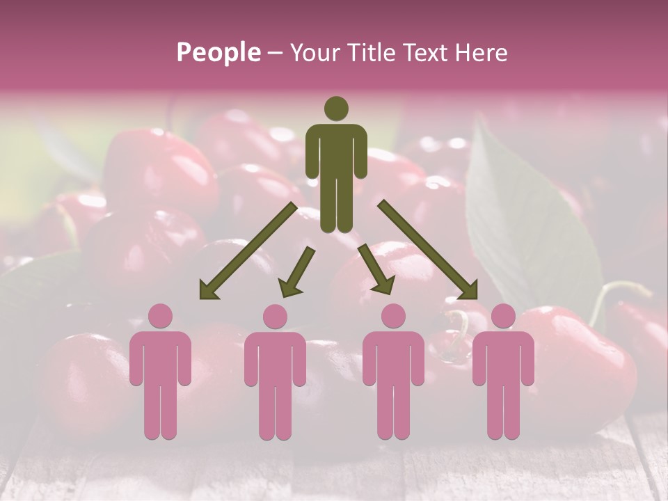 Object Dessert Leaf PowerPoint Template