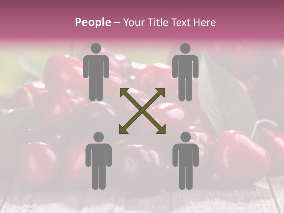 Object Dessert Leaf PowerPoint Template