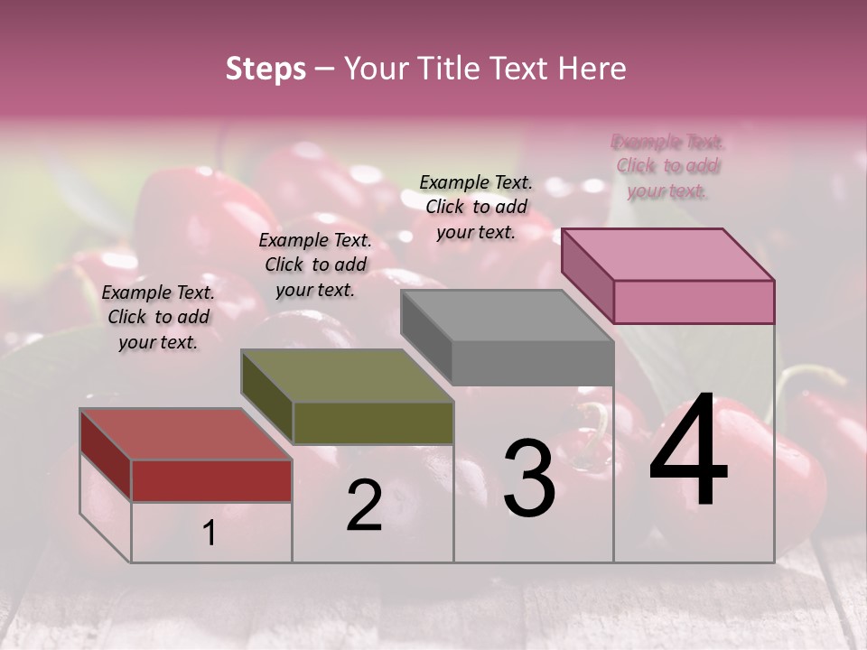 Object Dessert Leaf PowerPoint Template