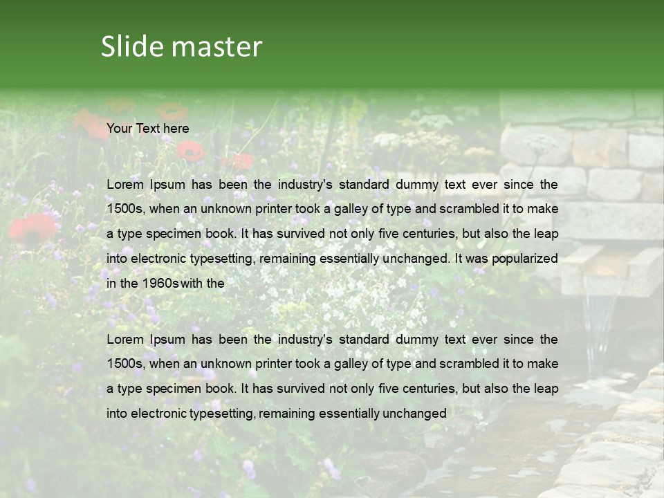 Style Wall Channel PowerPoint Template