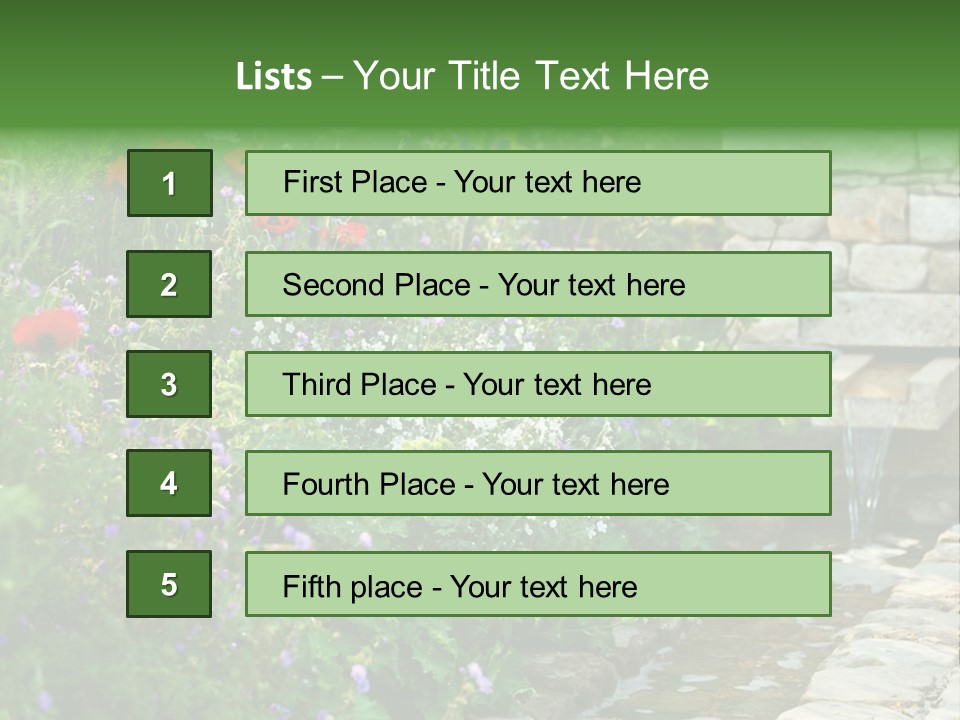 Style Wall Channel PowerPoint Template