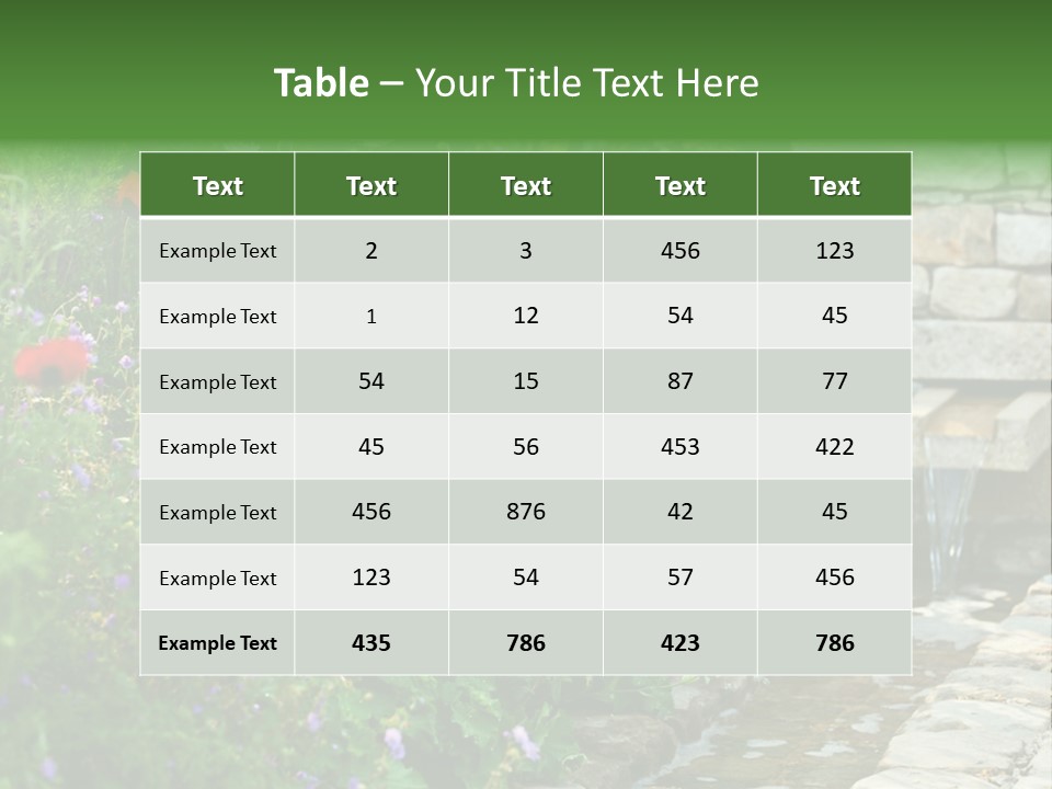 Style Wall Channel PowerPoint Template