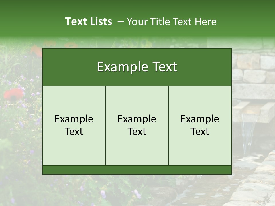 Style Wall Channel PowerPoint Template