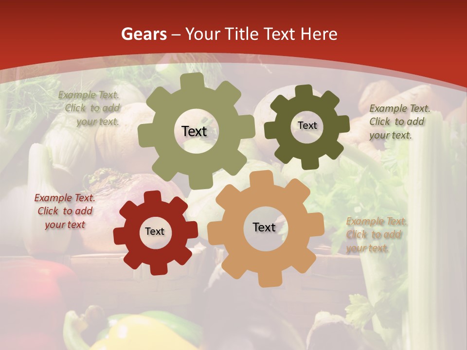 Market Colourful Colour PowerPoint Template