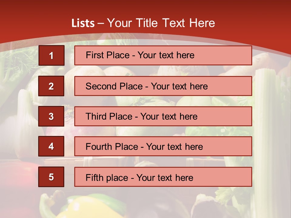 Market Colourful Colour PowerPoint Template