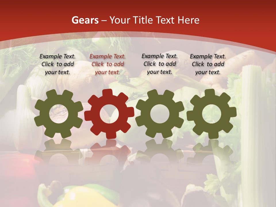 Market Colourful Colour PowerPoint Template