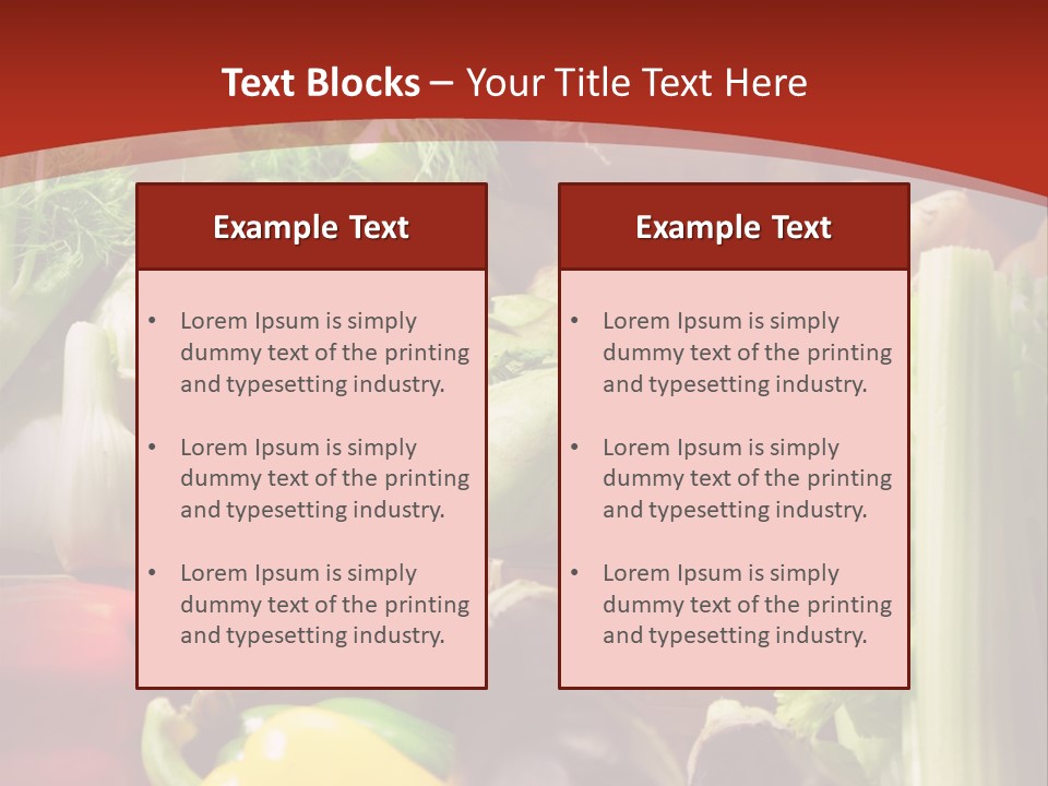 Market Colourful Colour PowerPoint Template