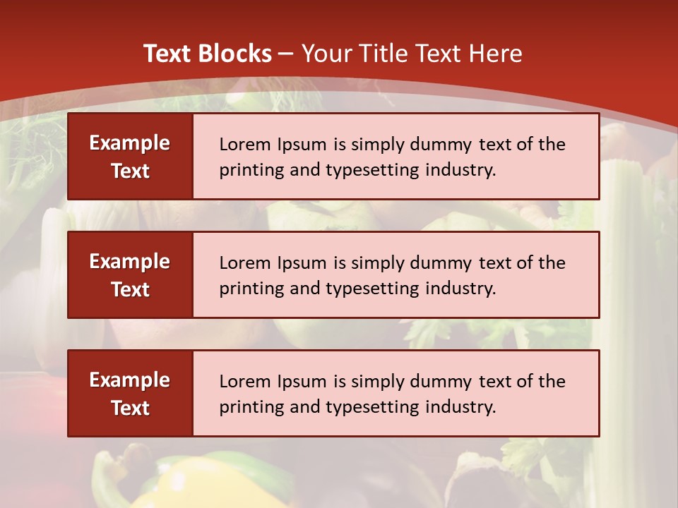 Market Colourful Colour PowerPoint Template