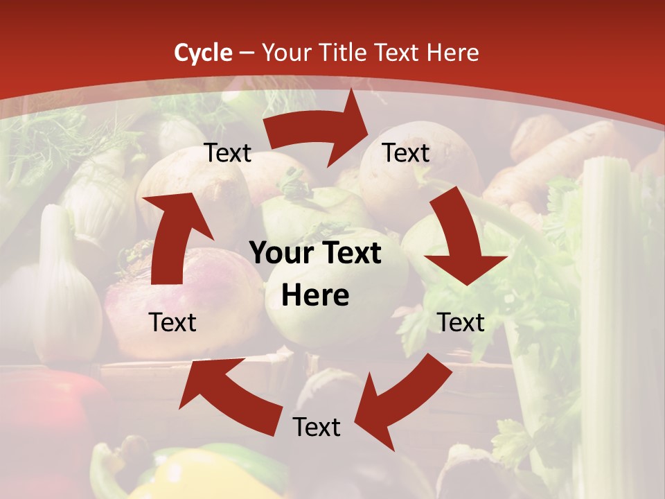 Market Colourful Colour PowerPoint Template