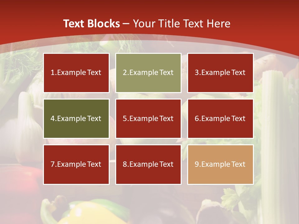 Market Colourful Colour PowerPoint Template