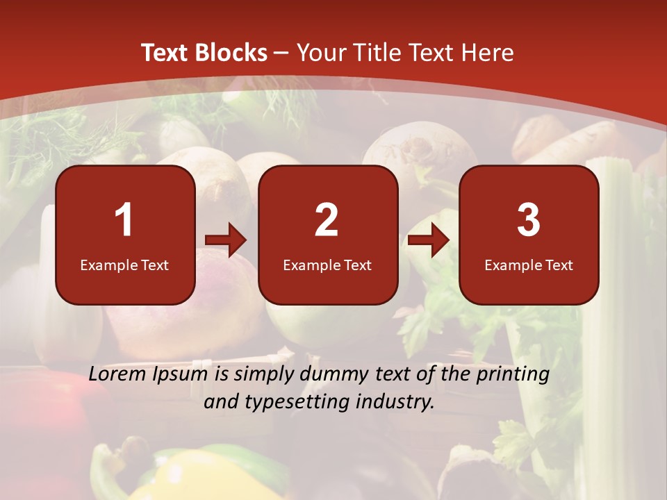 Market Colourful Colour PowerPoint Template