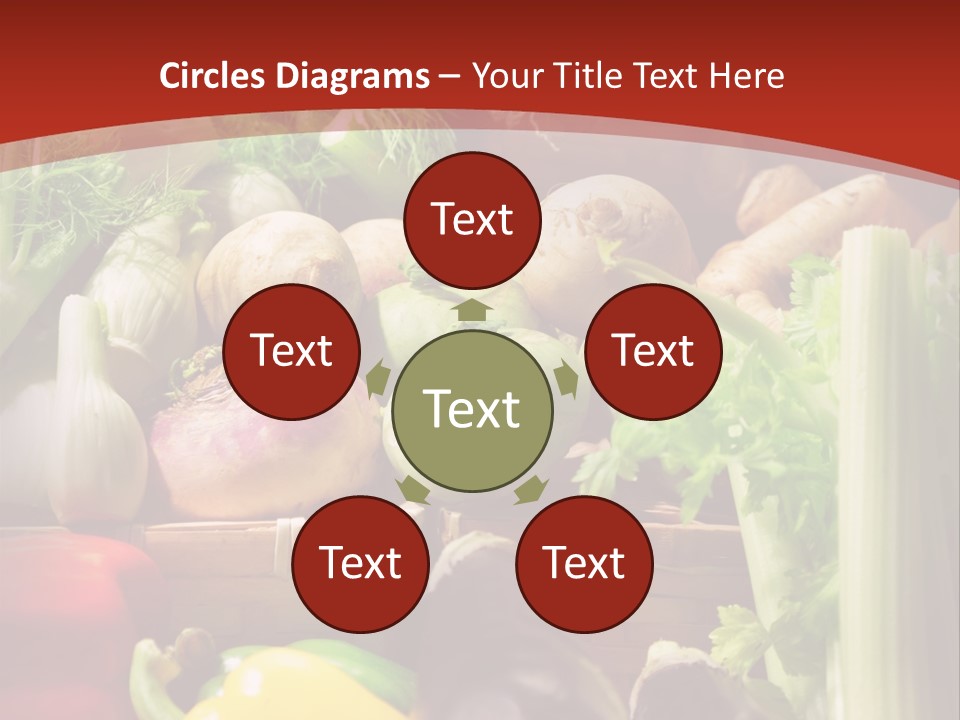 Market Colourful Colour PowerPoint Template