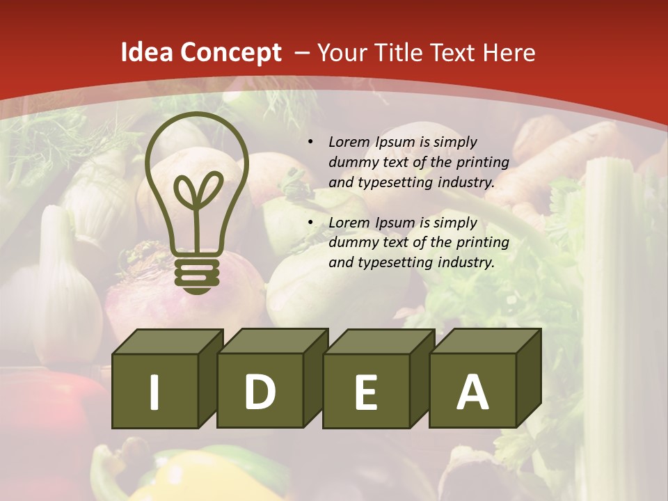 Market Colourful Colour PowerPoint Template