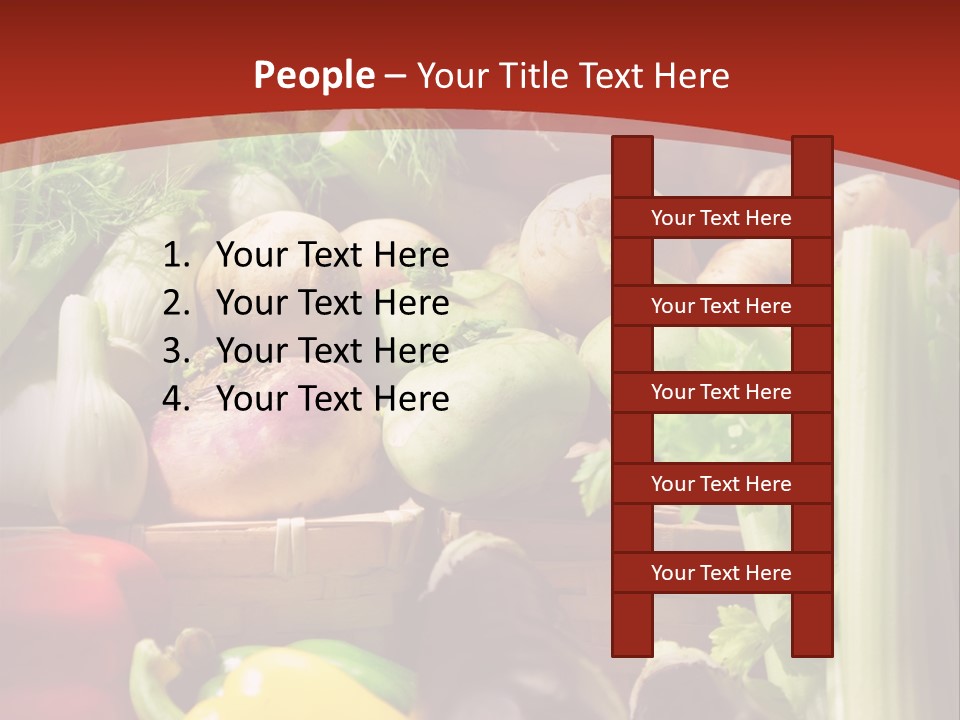 Market Colourful Colour PowerPoint Template